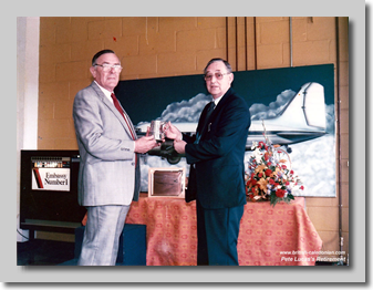 Pete with Arnold Sheead